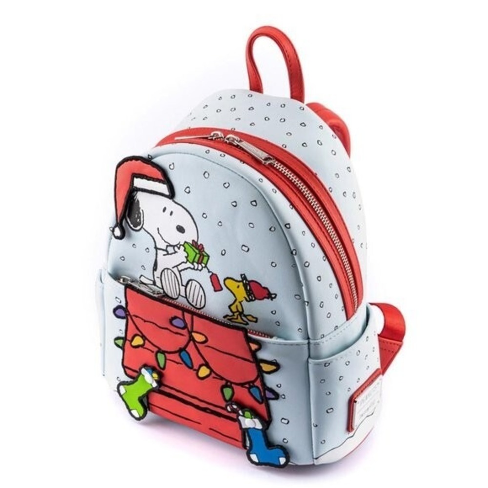Loungefly‎ Peanuts Snoopy and Woodstock Glow in the Dark Mini Backpack - Picture 3 of 6